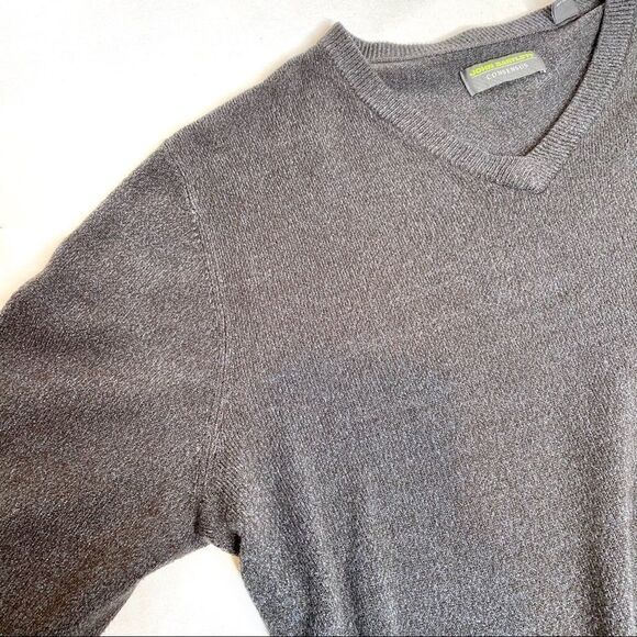 John Bartlett consensus charcoal v neck sweater - Picture 11 of 14